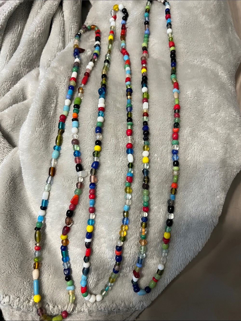Handmade Multicolor Glass Bead Necklace - Women Jewelry